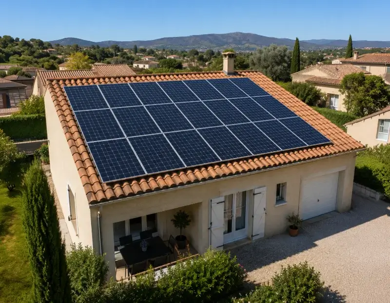 Prime à l'autoconsommation panneaux solaires Les Fougerêts — aide financière de l'État